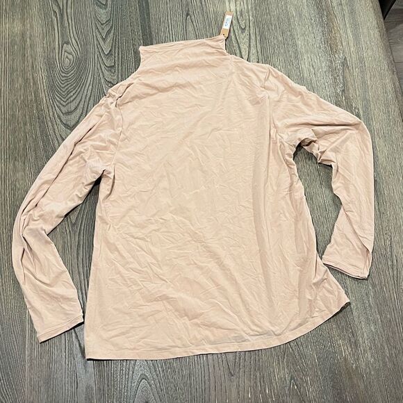 SKIMS Tops - NWT Skims Fits Everybody Turtleneck Top Long Sleeve Pullover Stretch Mica 3X